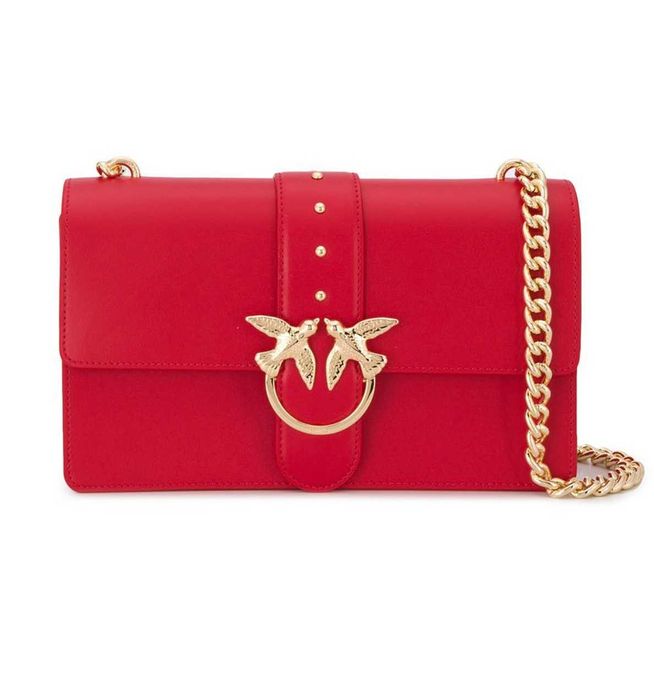 Оригинална червена чанта Pinko