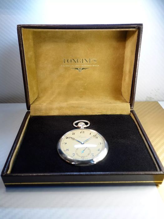 Longines - Ceas de Buzunar Argint - an 1938 - Grand Prix