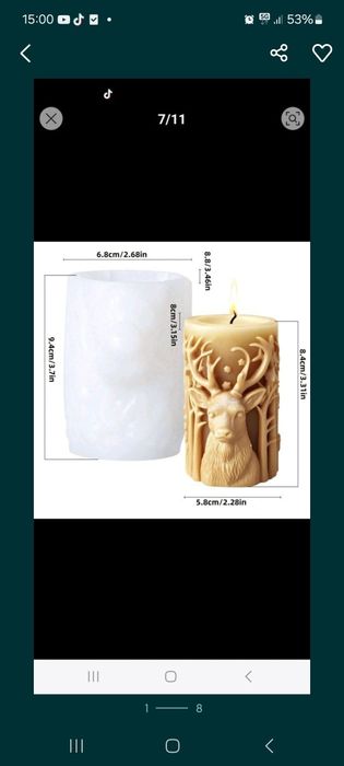 Matrita pentru lumanari