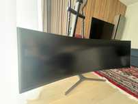 Monitor Curbat Gaming QLED Samsung 49", Dual QHD LC49RG90SSUXEN