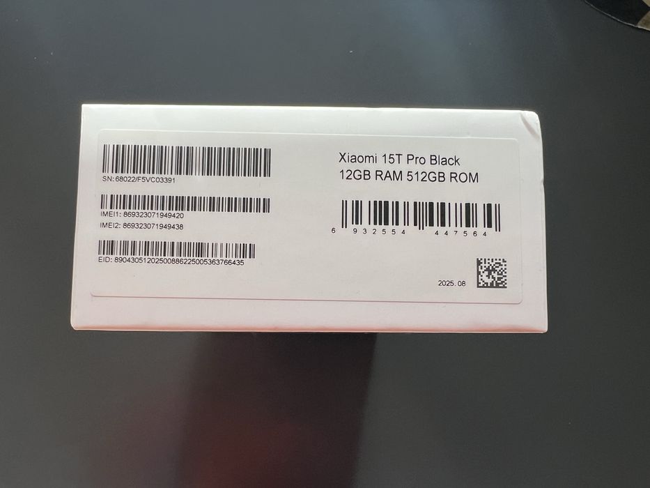 Продавам Xiaomi 15T Pro 512/12GB-НОВ