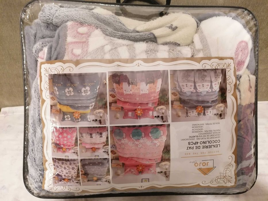 Doua seturi lenjerii de pat cocolino pentru copii