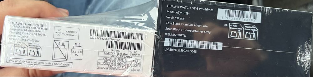 Huawei Watch GT 6 Pro black + Freebuds SE 3
