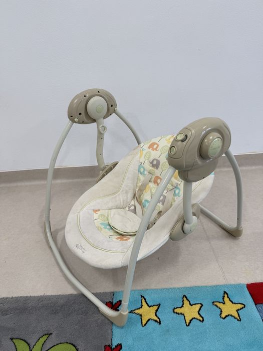 Scaun patut scoala de mers leagan electric cu muzica