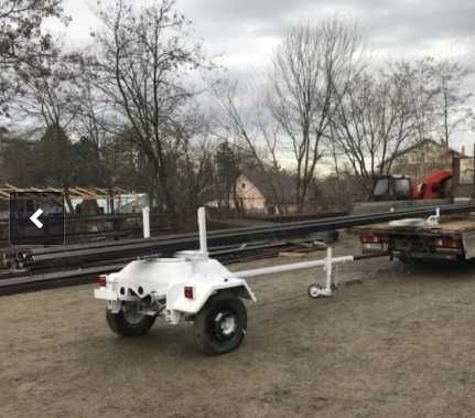 Remorca materiale lungi si prelata Iveco noua