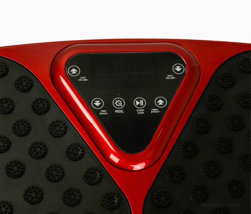 Виброплатформа массажер для ног, тела, с пультом, фитнес резинки