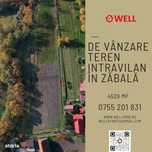 De vânzare teren intravilan în Zăbală