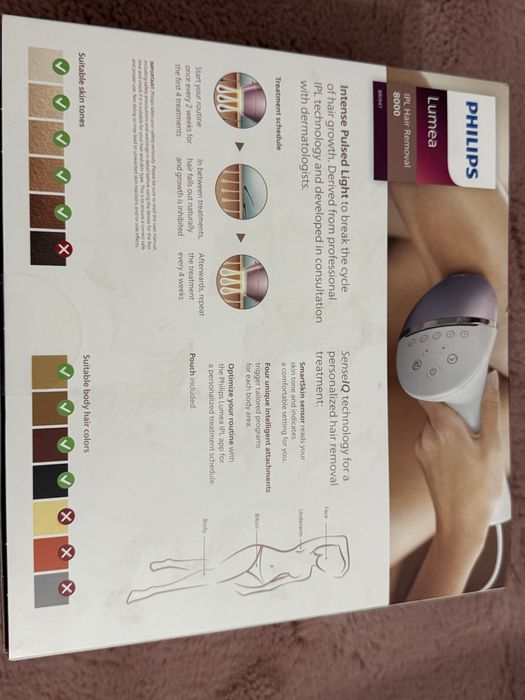 Epilator IPL Philips Lumea Seria 8000 BRI947/00