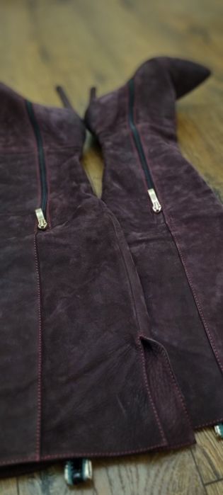 Ботуши естествен велур