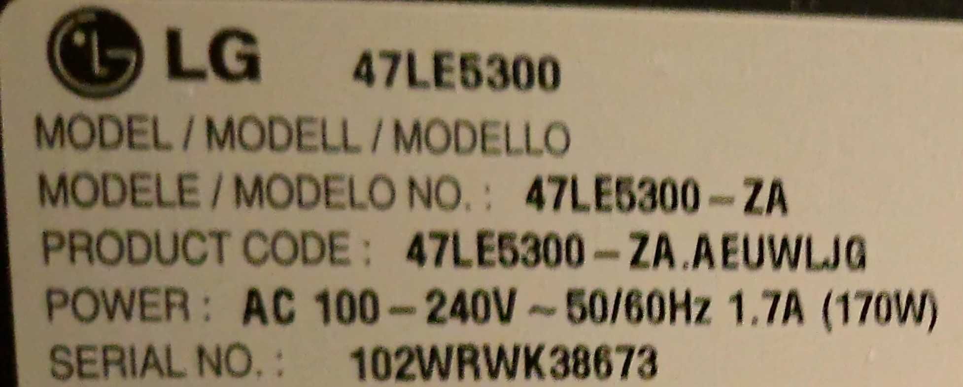 Sursa TV LG 47LE5300