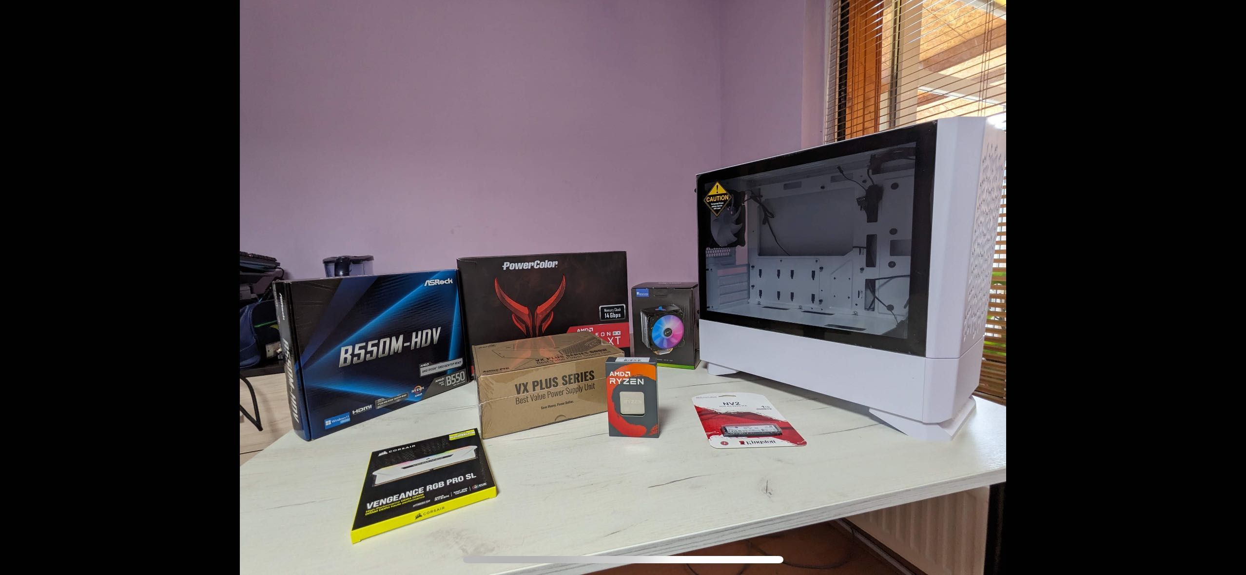 Компютър Ryzen 5 3600, 5600XT, 16GB ram