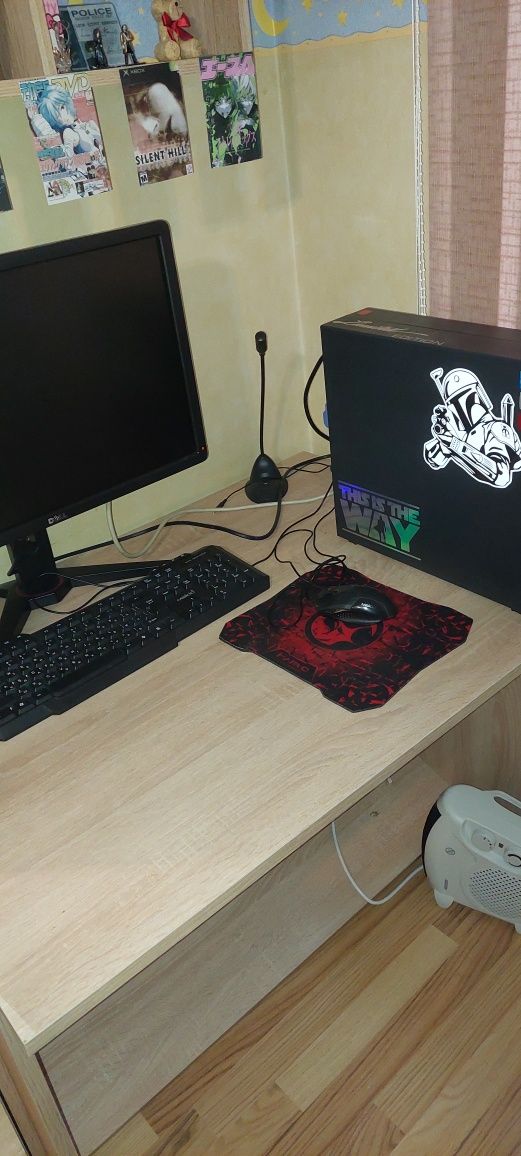 1050ti 4gb i5 3570  Dell 23"