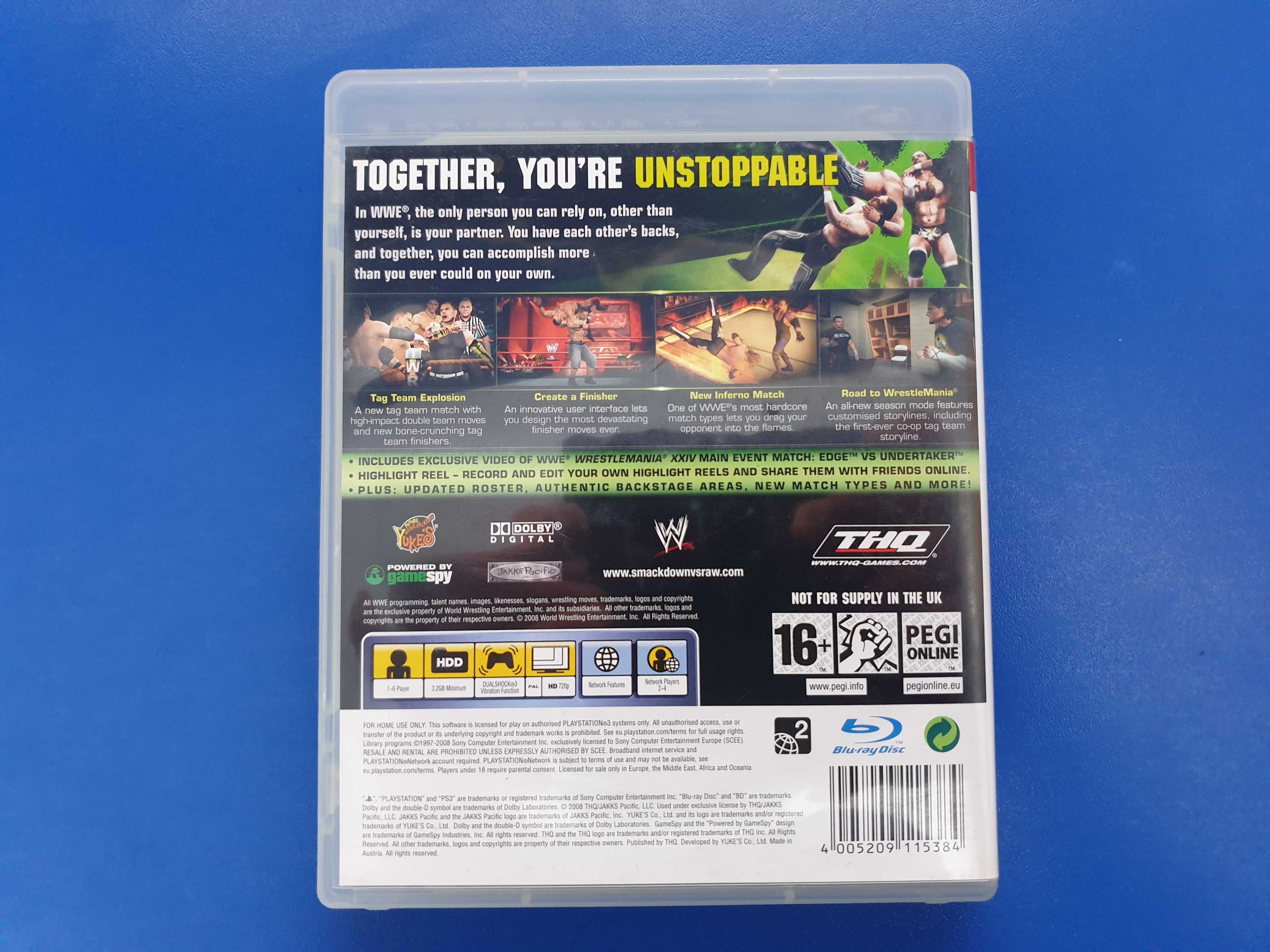 WWE SmackDown vs Raw 2009 - joc PS3 (Playstation 3)