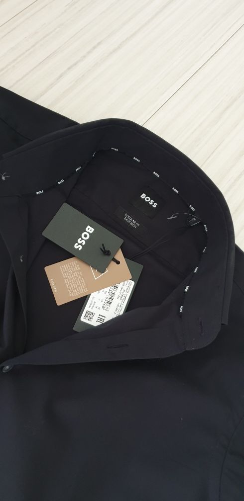 Hugo Boss  Regular Fit Easy Iron 38/ 15 S НОВО! ОРИГИНАЛ! Мъжка Риза!