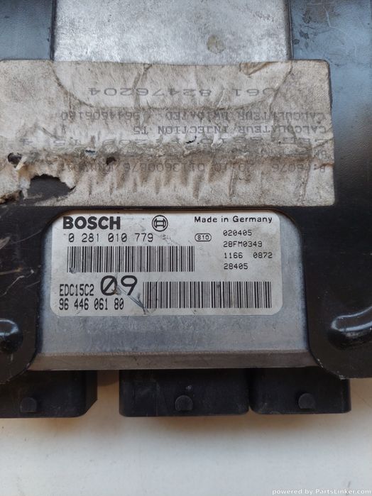 Calculator Ecu Peugeot 307 Sw (3H) [ 2002 - 2009 ] Oem 0281010779