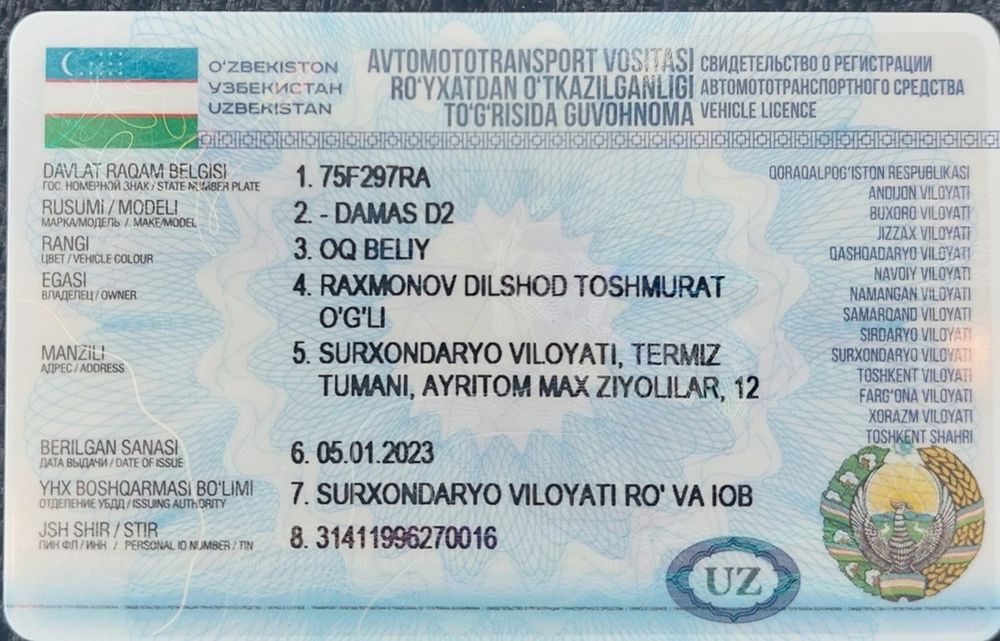 Damas sotiladi suroshni