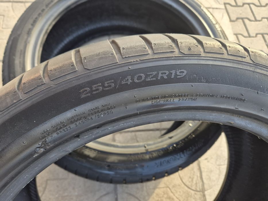 4бр.летни гуми 255/40/19 100Y HANKOOK  ventys S1 evo3