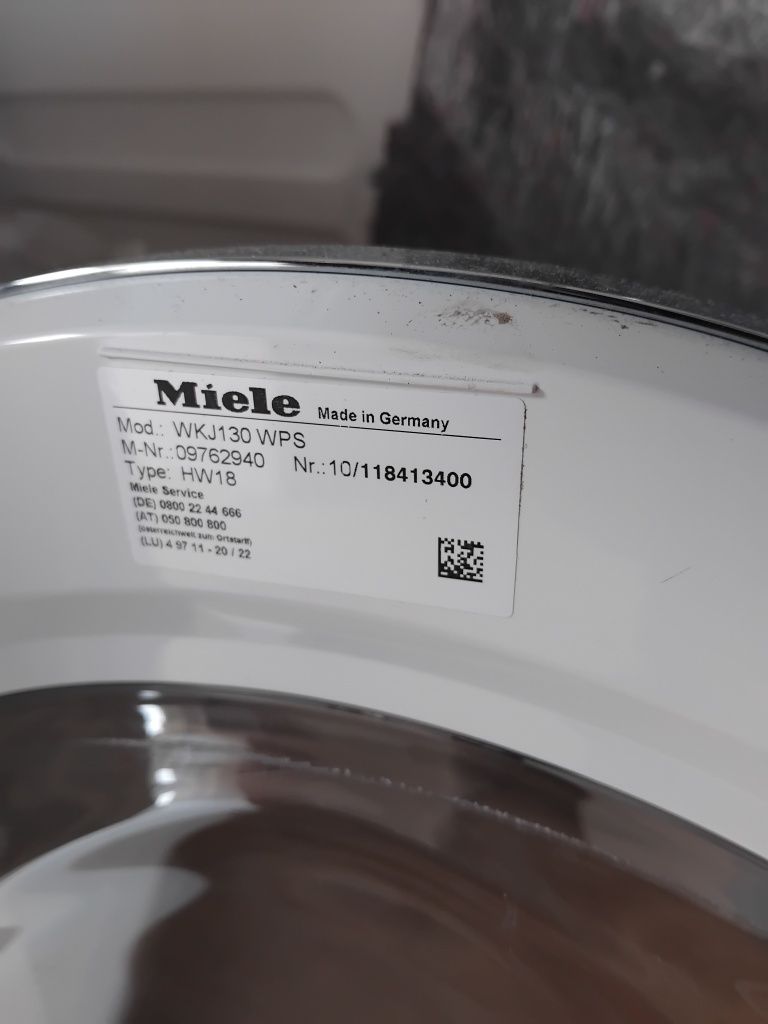 Перални Miele W1 8 кг