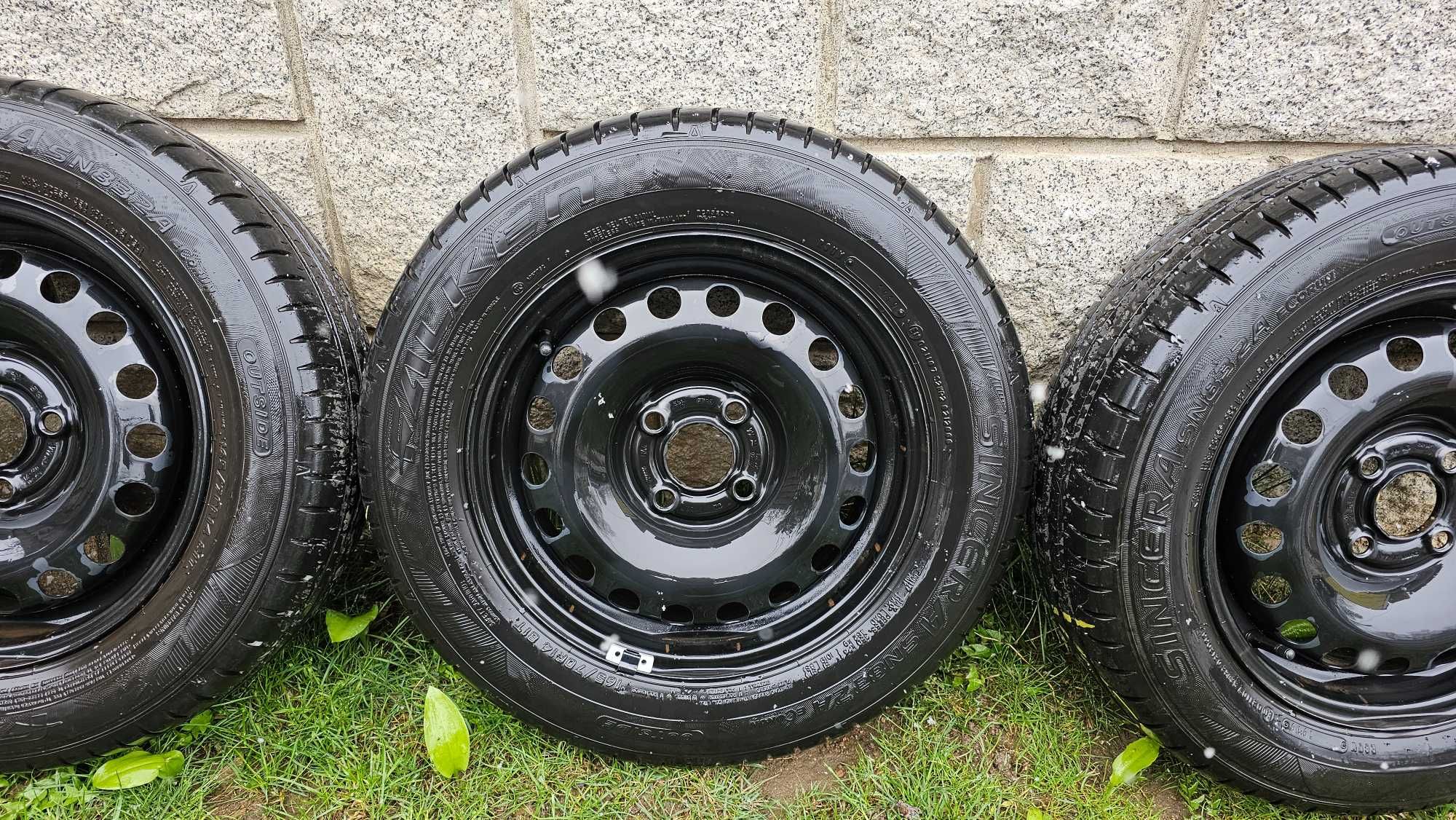Джанти 14 4x100 с гуми 165/70R14 Seat Mii, VW up, Skoda Citigo.