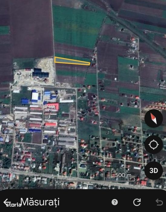 Teren 5000 mp zona Cătămărăști Deal
