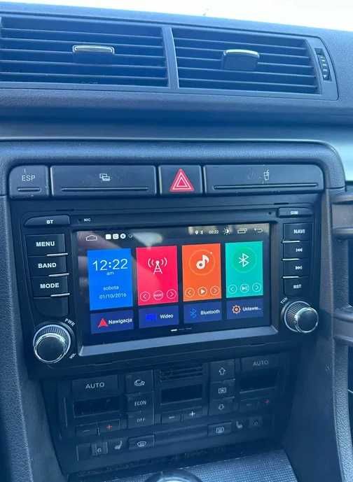 Navigație Android 15 Dedicata Audi A4 4GB RAM – CarPlay, QLed, DSP