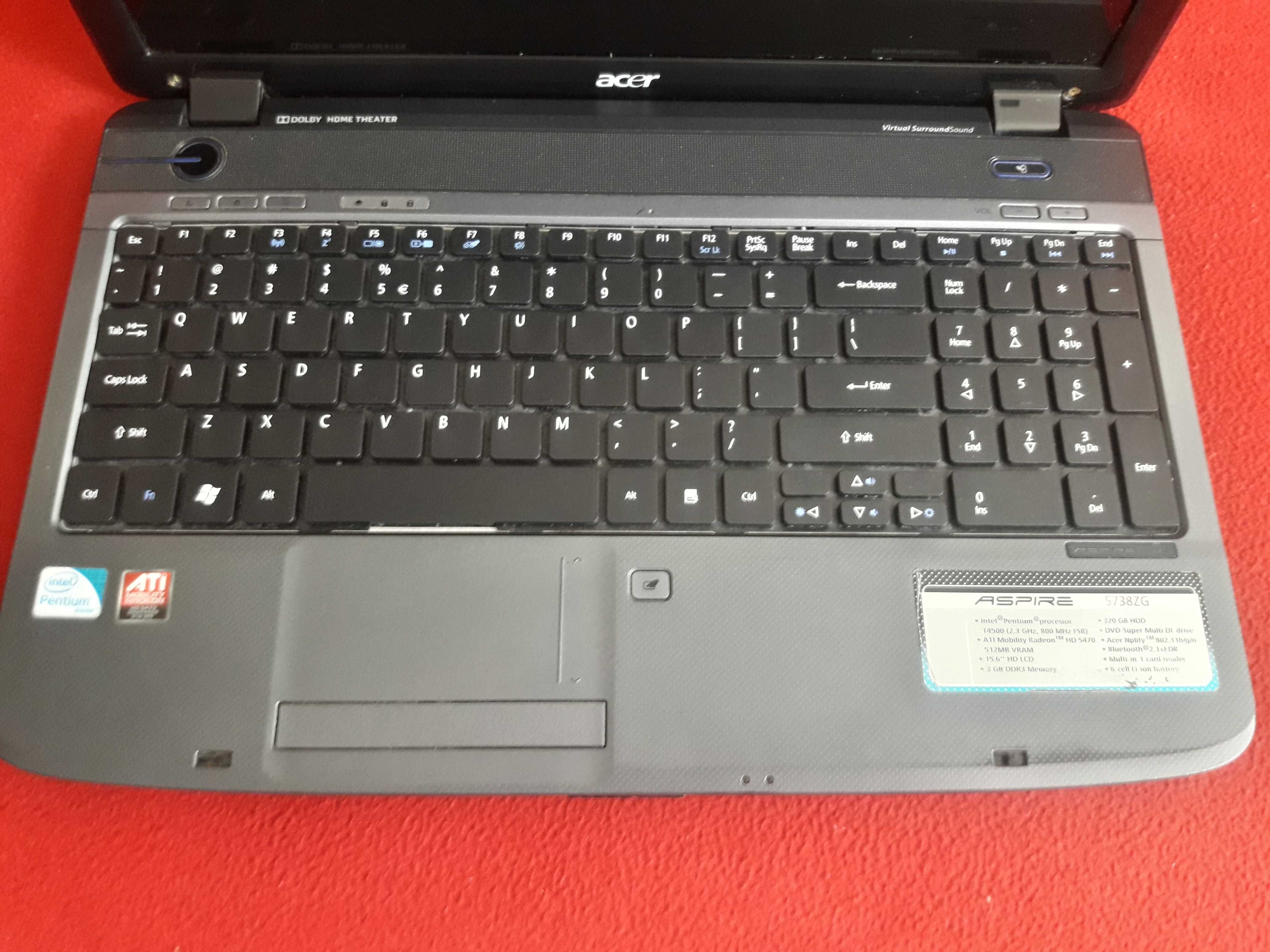 Laptop Acer Aspire 5738ZG