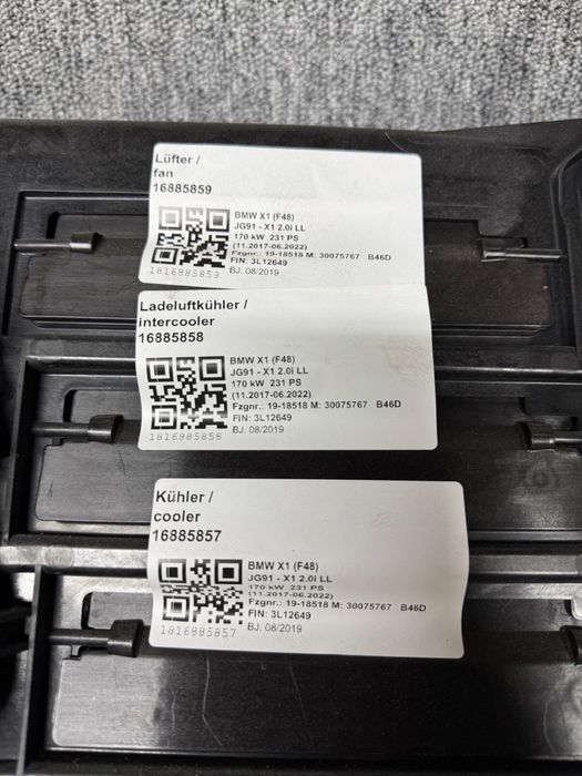 Set radiatoare Bmw X1 F48 X2 F39 seria 1 F40 Mini F60 2.0 benzina