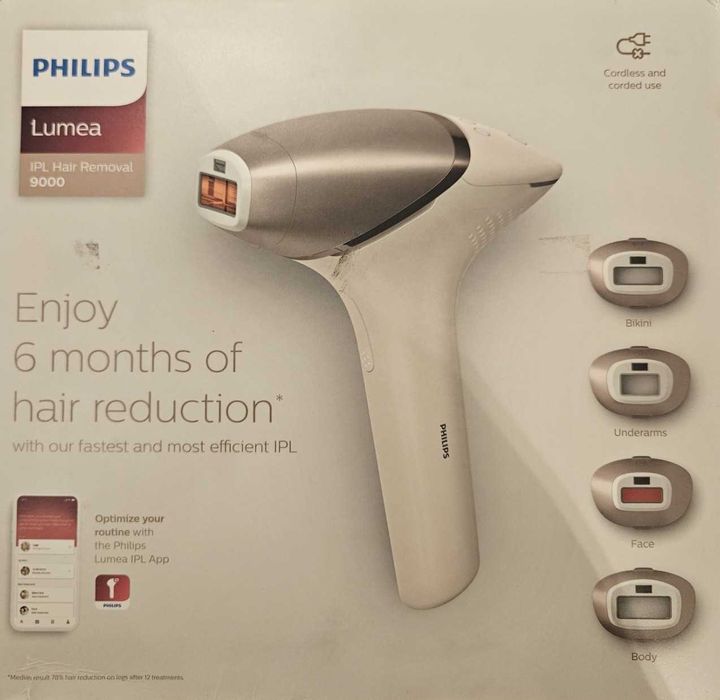 Фотоепилатор Philips Lumea 9000, BRI958