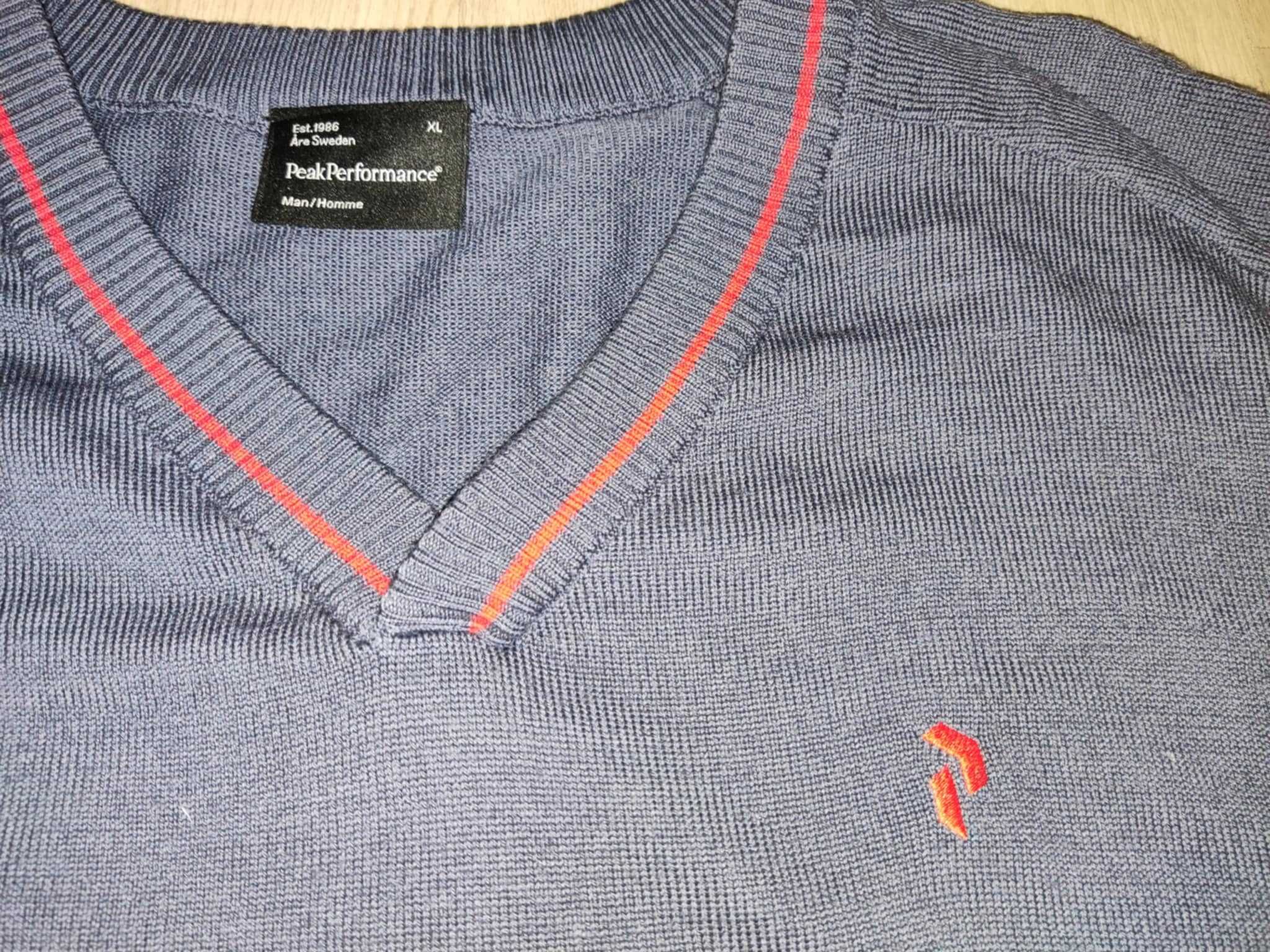 Peak Performance V N Jumper 100% Merino, мъжки пуловер, блуза, man, XL