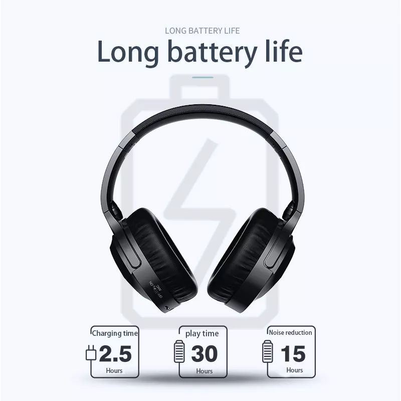 Безжични слушалки DOSII JH 805 Bluetooth 5.0 с шумопотискане,30h. Play