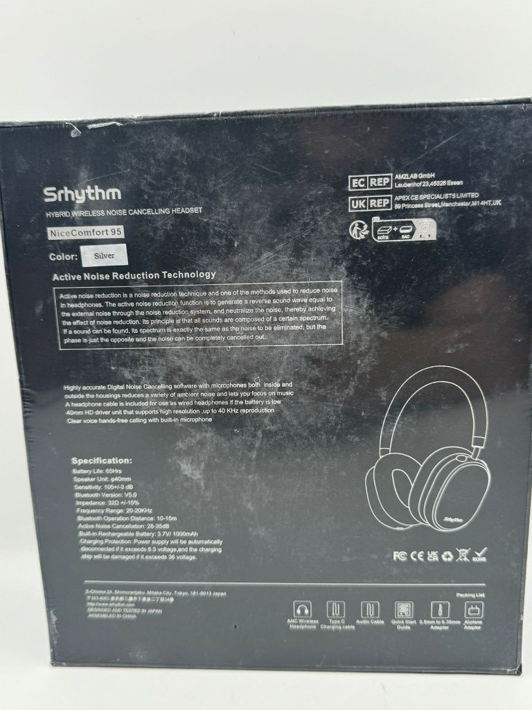 Casti Audio Srhytm Nice Comfort 95 sigilate