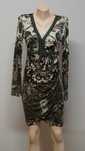 Rochie Hale Bob multicolora din matase marimea S
