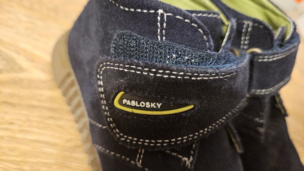 Ghete PABLOSKI din piele întoarsă nr 26