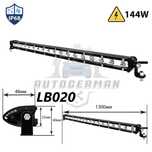 Bara LED 4x4 144W lumini jeep iluminat masini de off road