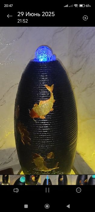 Декоративный домашний фонтан.