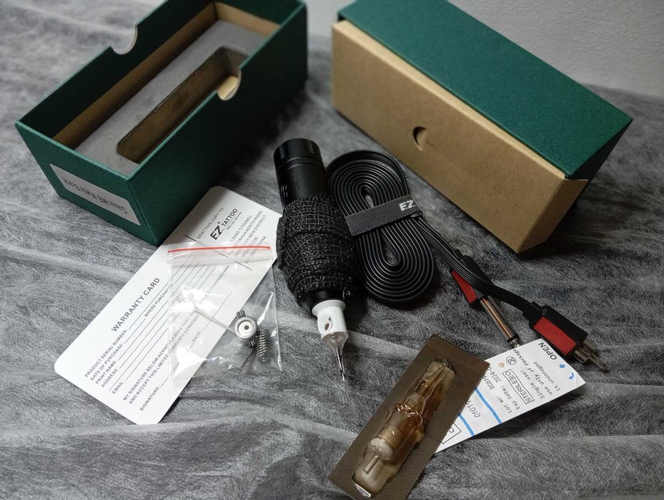 NOU, aparat de tatuat EZ Gazer, cu motor Faulhaber, 2 came 3 + 3.5 mm