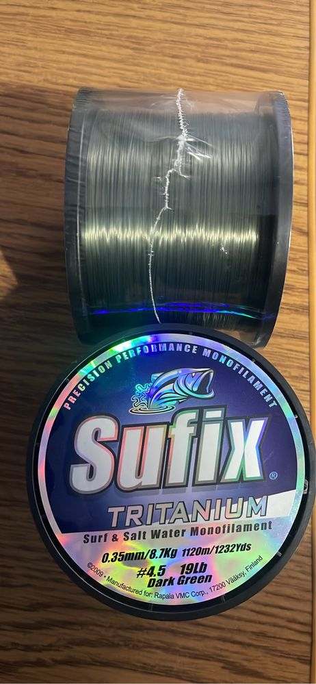 Monofilament sufix tritanium 0,35 , 60 lei rola