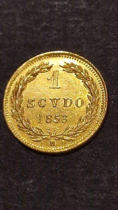 Златна монета 2,5скуди 1858R Ватикана 4,33и1 скудо 1853 Ватикана 1,73