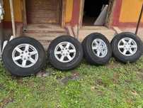 Jante aliaj 16 +anvelope 255/70 R16 continetal pentru SUV/4x4
