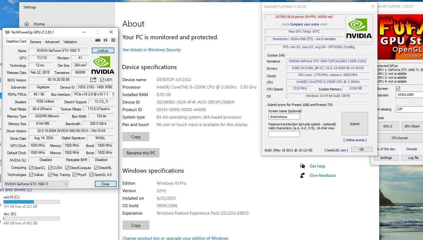 vand calculator gaming i5, video 1660ti