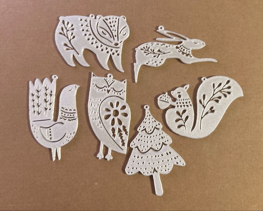 3D принтирани коледни играчки