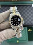 Rolex Date-Just 41 Two Tone Black