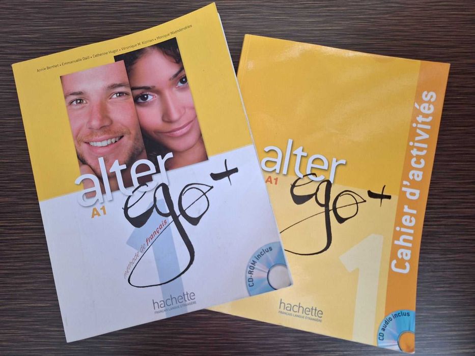 Учебник и учебна тетрадка А1.1-А1.2 Френски език Alter ego +