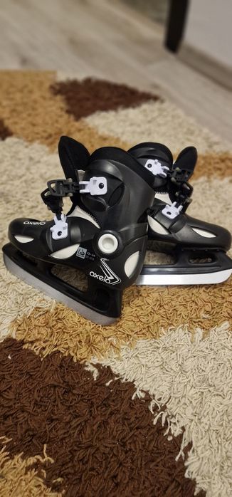 Patine gheață Play 3 Negru Decathlon NOI