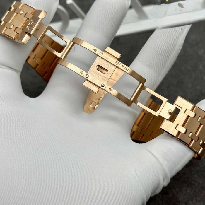 audemars piguet royal oak розово злато /синьо