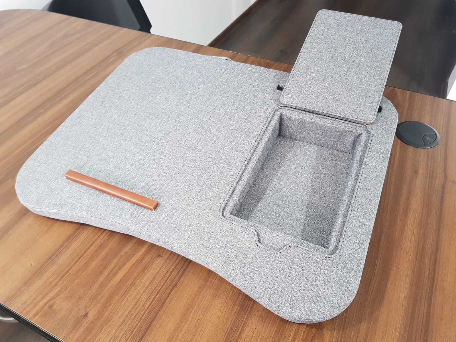 Suport Laptop\Notebook portabil cu spuma si compartiment (NOU\CUTIE)