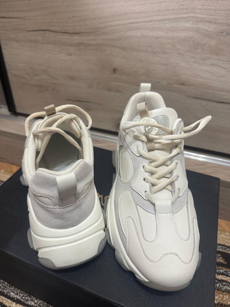 Sneakers femei LOVELLA il passo , piele, piele intoarsa