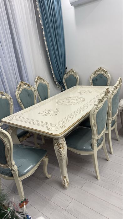 Стол 3 метра без стульев натуральный дуб