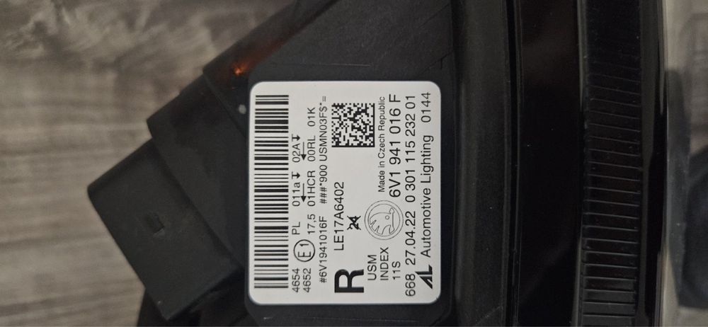 Фарове за Skoda Fabia Фабиа 3 facelift  LED оборудвани