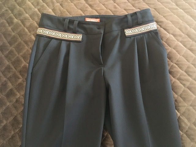 Pantaloni dama Ina Design, bleumarin, marimea 36/S